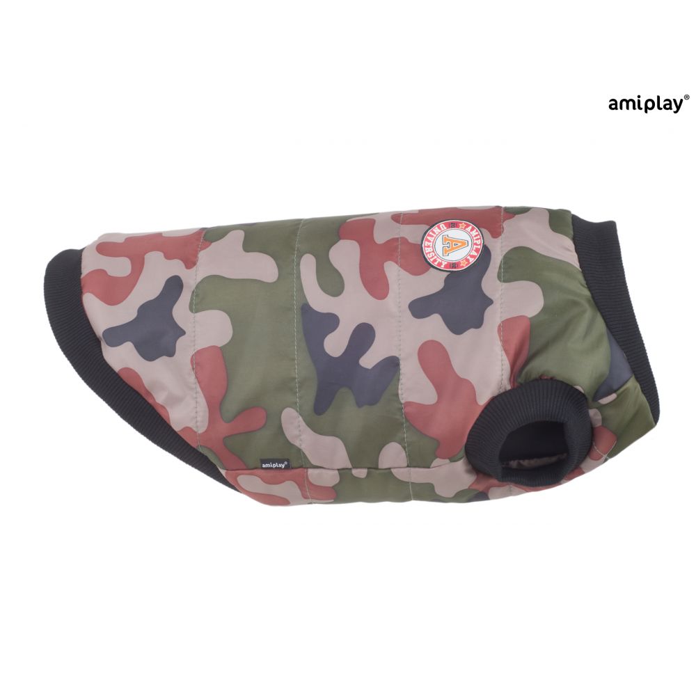 Amiplay Kurtka Puchowa Dla Psa Bronx 41 cm Moro