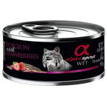 Alpha Spirit Jesiotr z Truskawkami dla Kota 85 g