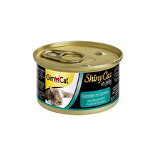 GIMCAT Shiny Cat Kurczaka i krewetki w galaretce 70g mokra karma dla kotów