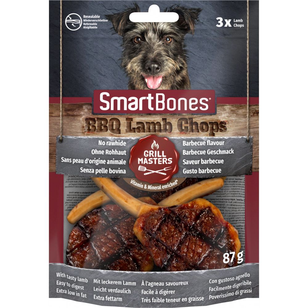 Smart Bones Grill Master Lamb Chops Przysmak Dla Psa 87 g