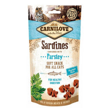 Brit Carnilove Healthy Digestion Snack Trawienie Sardine with Parsley Sardynki Pietruszka Przekąska Dla Kota 50 g