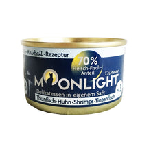 MOONLIGHT Dinner 3 Tuńczyk, kurczak, krewetki i kałamarnica 80g