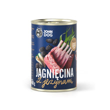 John Dog Berry Mokra Karma Dla Dorosłych Psów Wszystkich Ras Jagnięcina z Jeżynami 400 g