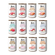 Pakiet Brit Mono Protein Mix Smaków 12 x 400 g