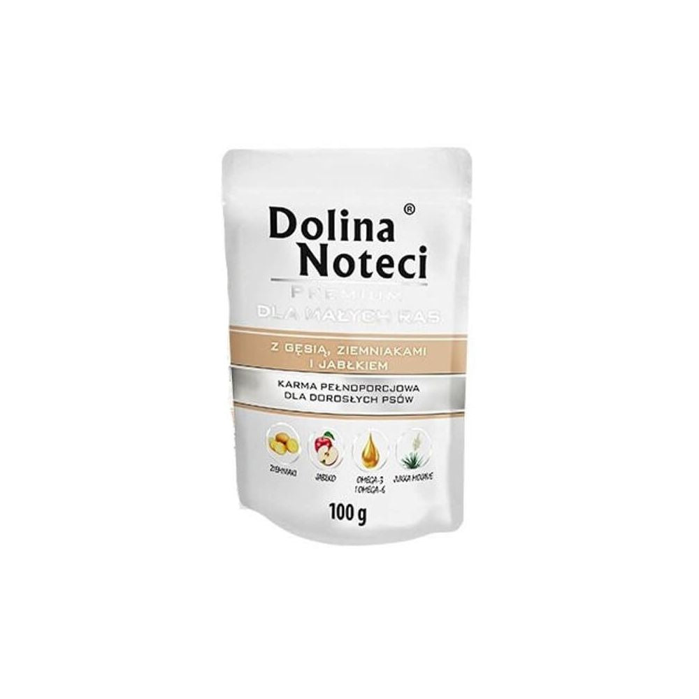 Dolina Noteci Premium z Gęsią Ziemniakami i Jabłkiem Małe Rasy 100 g