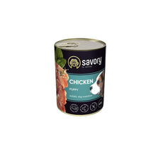 Savory Dog Puppy Chicken Karma Mokra Dla Szczeniąt Psów Wszystkich Ras z Kurczakiem 400 g
