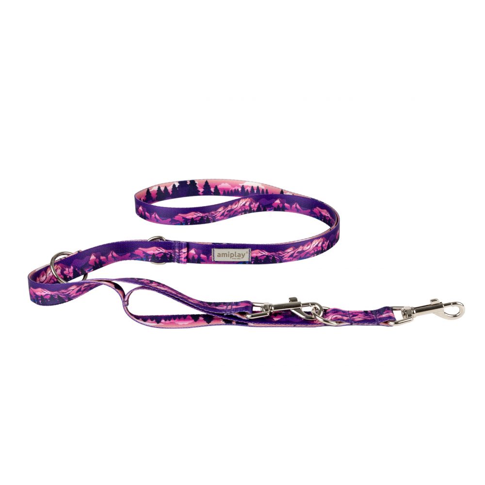 Amiplay Smycz 7w1 BeNature Mountains Rozmiar L 1-2 m