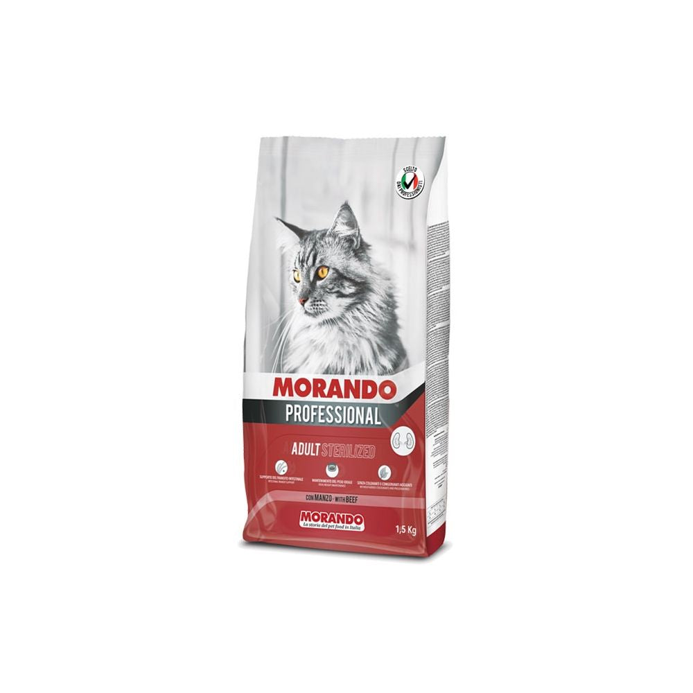Morando Pro Karma Dla Kotów Sterylizowanych Z Wołowiną 1,5 kg
