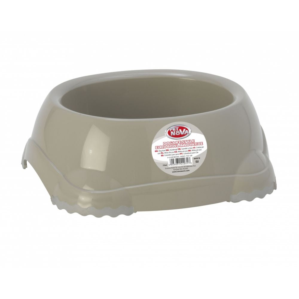 Pet Nova Dog Life Style Innovative Bowl Miska Antypoślizgowa dla Psa Siwa 735 ml