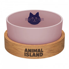 Animal Island Szklana Miska Dla Kota Rozmiar S 900 ml Różowa