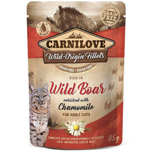 Brit Carnilove Wildboar & Chamomile Dzik Rumianek Karma Dla Kota 85 g