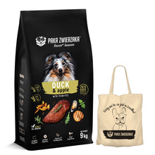 Pakiet Paka Zwierzaka Seventh Heaven Duck&Apple Sucha Karma Dla Dorosłych Psów Kaczka Z Jabłkiem 9 kg + Torba Bawełniana GRATIS!