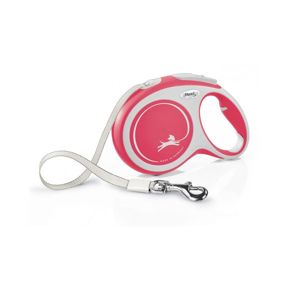 Flexi Smycz New Comfort Na Taśmie 8 Metrów Rozmiar L Czerwona do 50 kg