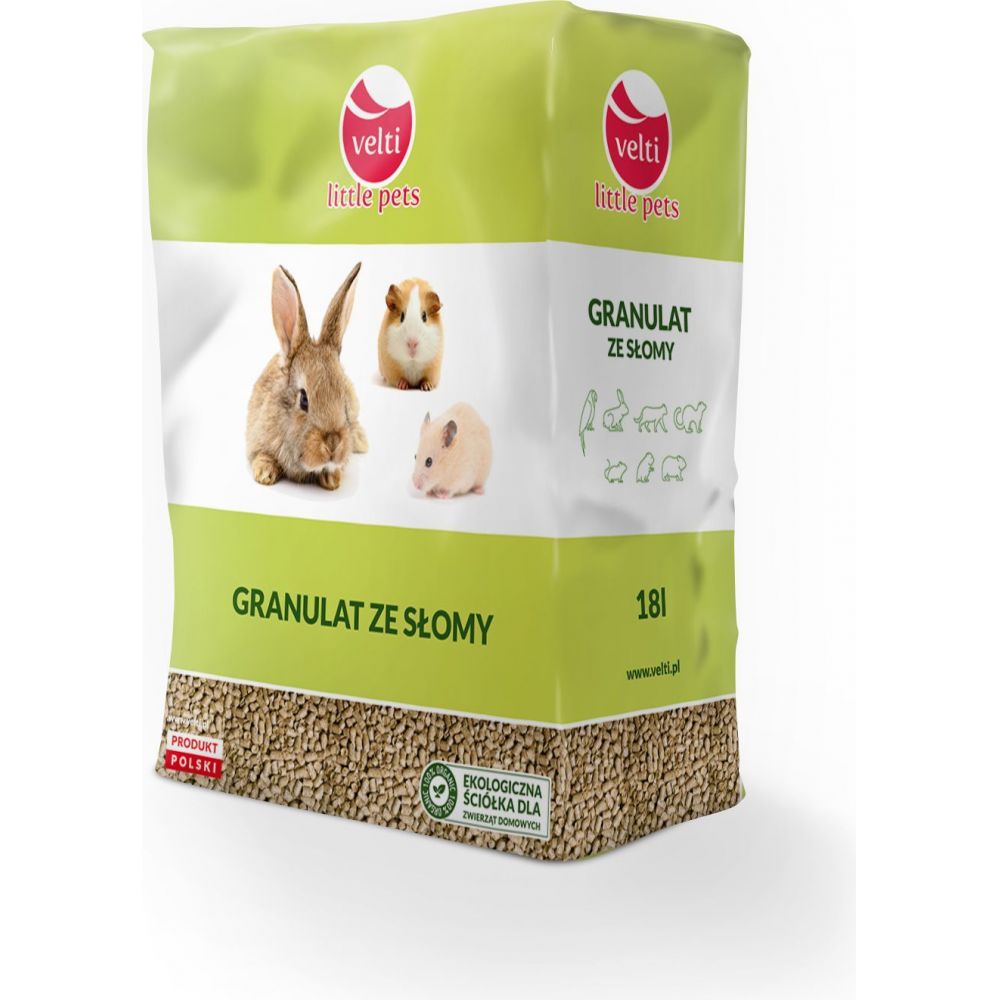 Podłoże ze Słomy 100% Granulat 18 l