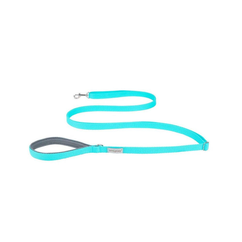 Amiplay Smycz Regulowana Easy Fix Samba Rozmiar L 160-300 cm Turkusowa