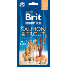 Brit Premium by Nature Cat Sticks with Salmon & Trout Łosoś Pstrąg Przekąska Dla Kota 15 g