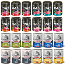 Pakiet Dolina Noteci Rafi i Morando Mokra Karma Dla Kota Mix Smaków 24 x 400 g