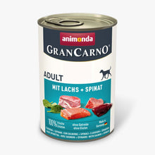 Animonda GranCarno Mokra Karma Dla Psa Łosoś ze Szpinakiem 400 g