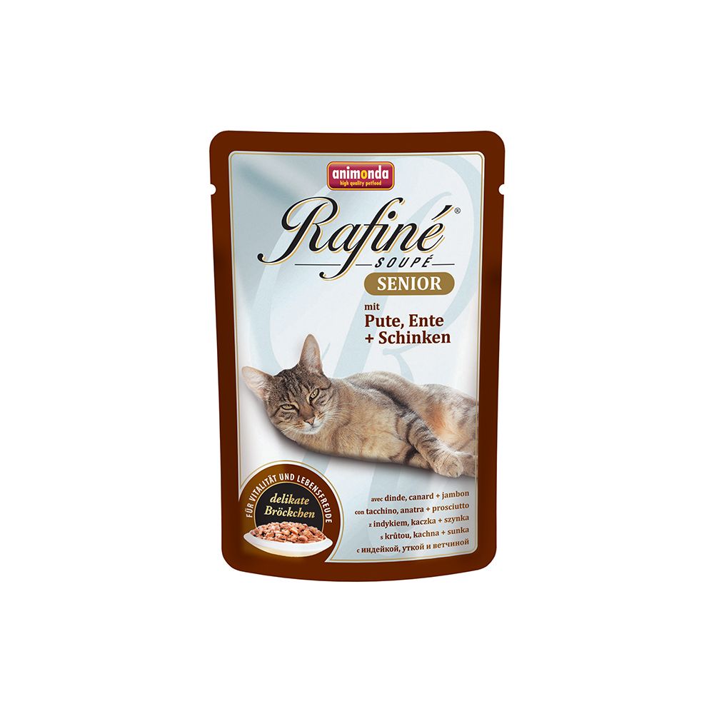 Animonda Rafine Soupe Indyk, Kaczka, Szynka Senior 100 g