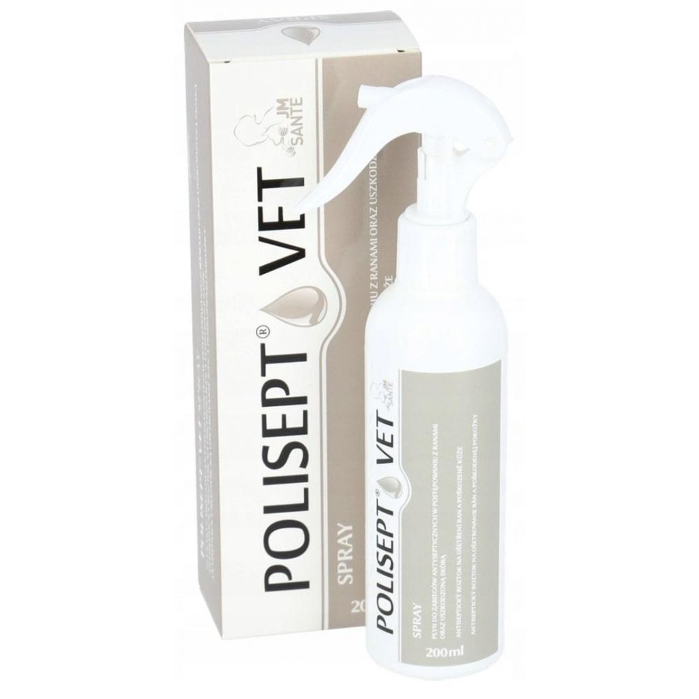 JM SANTE polisept vet spray pielęgnacja ran 200ml