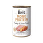Brit Mono Protein Turkey & Sweet Potato Indyk Batat Mokra Karma Dla Psa 400 g
