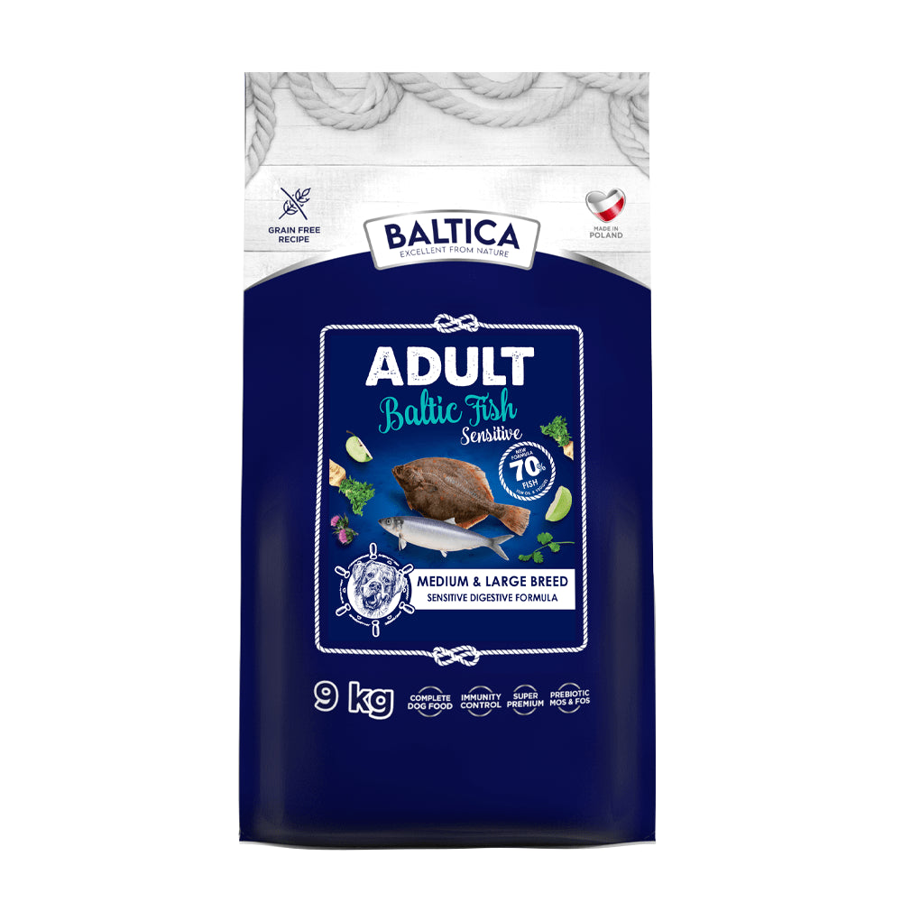 BALTICA Adult Sensitive Baltic Fish M/L 9kg