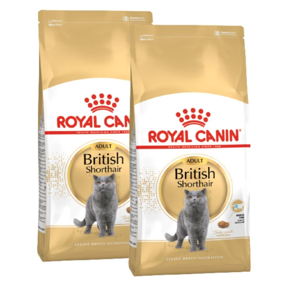 Pakiet ROYAL CANIN British Shorthair Karma Sucha Dla Kotów Dorosłych Rasy Brytyjski Krótkowłosy 2 x 2 kg