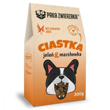 Paka Zwierzaka Ciastka Jeleń z Marchewką Przysmak Dla Psa 200 g