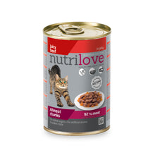 Nutrilove Kawałki Wołowiny w Galaretce Kot 400 g