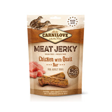 Brit Carnilove Jerky Chicken & Quil Bar Kurczak Przepiórka Przysmak Dla Psa 100 g