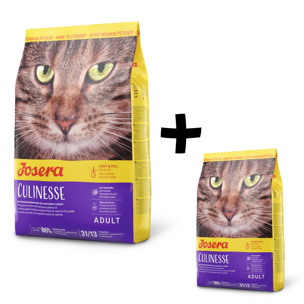 Pakiet Josera Culinesse Drób Łosoś Wymagające Koty 2 kg + 400 g GRATIS!