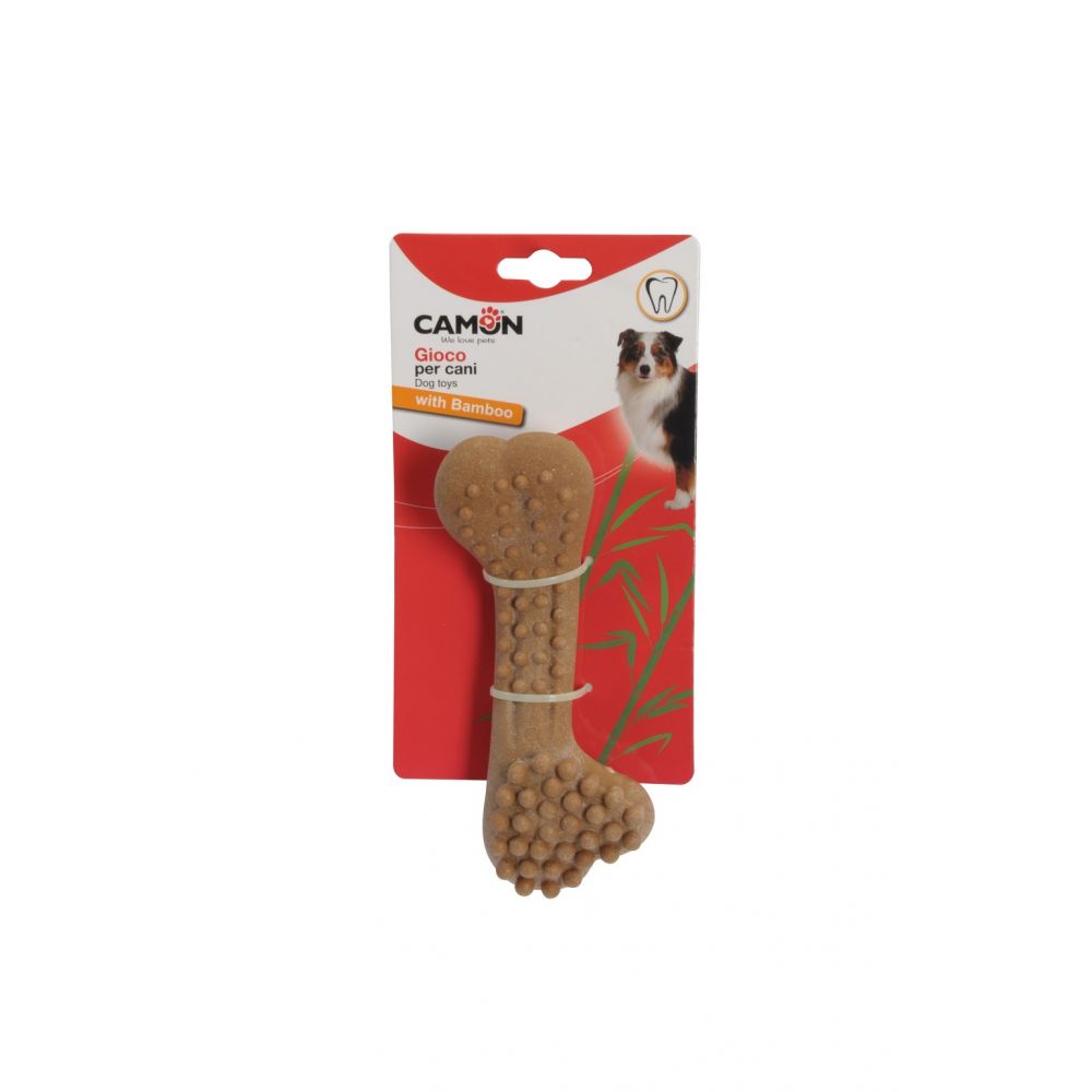 Camon Bambusowa Zabawka w Kształcie Kości Dla Psa 17 cm