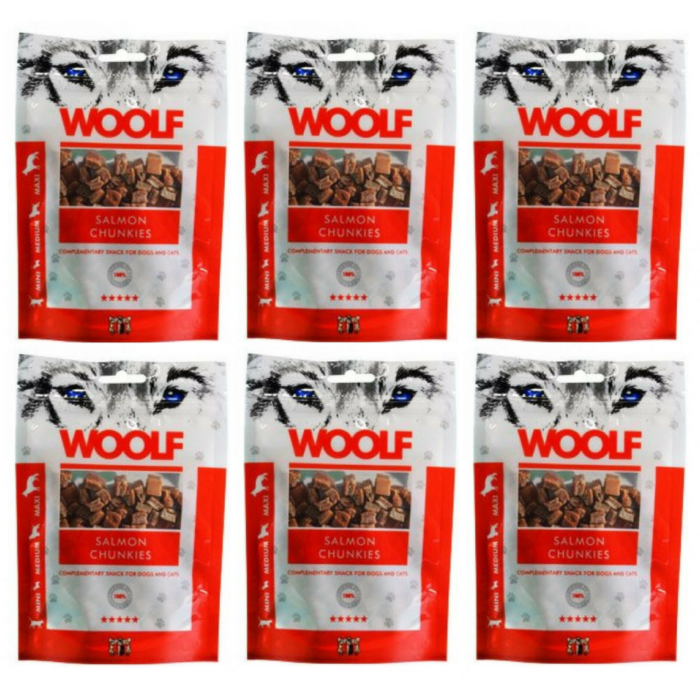 Pakiet Woolf Salmon Chunkies Łosoś  6 x 100 g