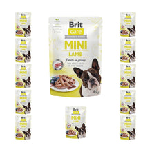 Pakiet Brit Care Adult Mini Lamb Fillets In Gravy Jagnięcina w Sosie 12x85 g