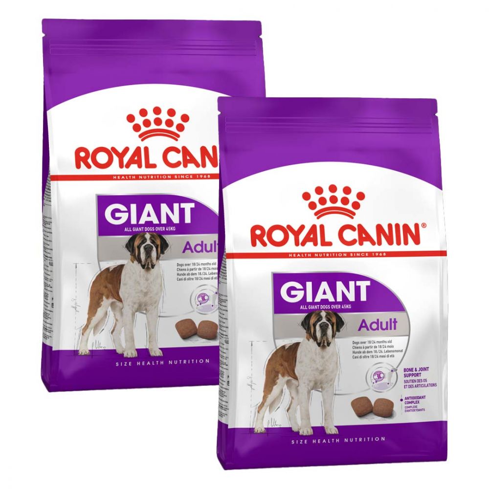 Pakiet ROYAL CANIN Giant Adult Karma Sucha Dla Psów Dorosłych Od 18/24 Miesiąca Życia Ras Olbrzymich 2 x 15 kg