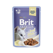 Brit Premium Beef Fillets in Jelly Wołowina Galaretka Mokra Karma Dla Kota 85 g