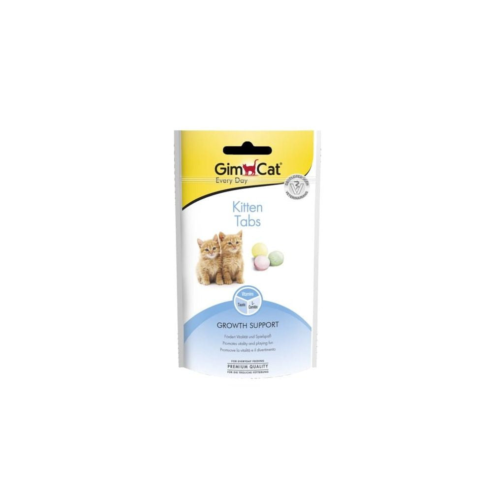 GIMCAT Kitten Tabs 40g dla kociąt tauryna i L-karnityna