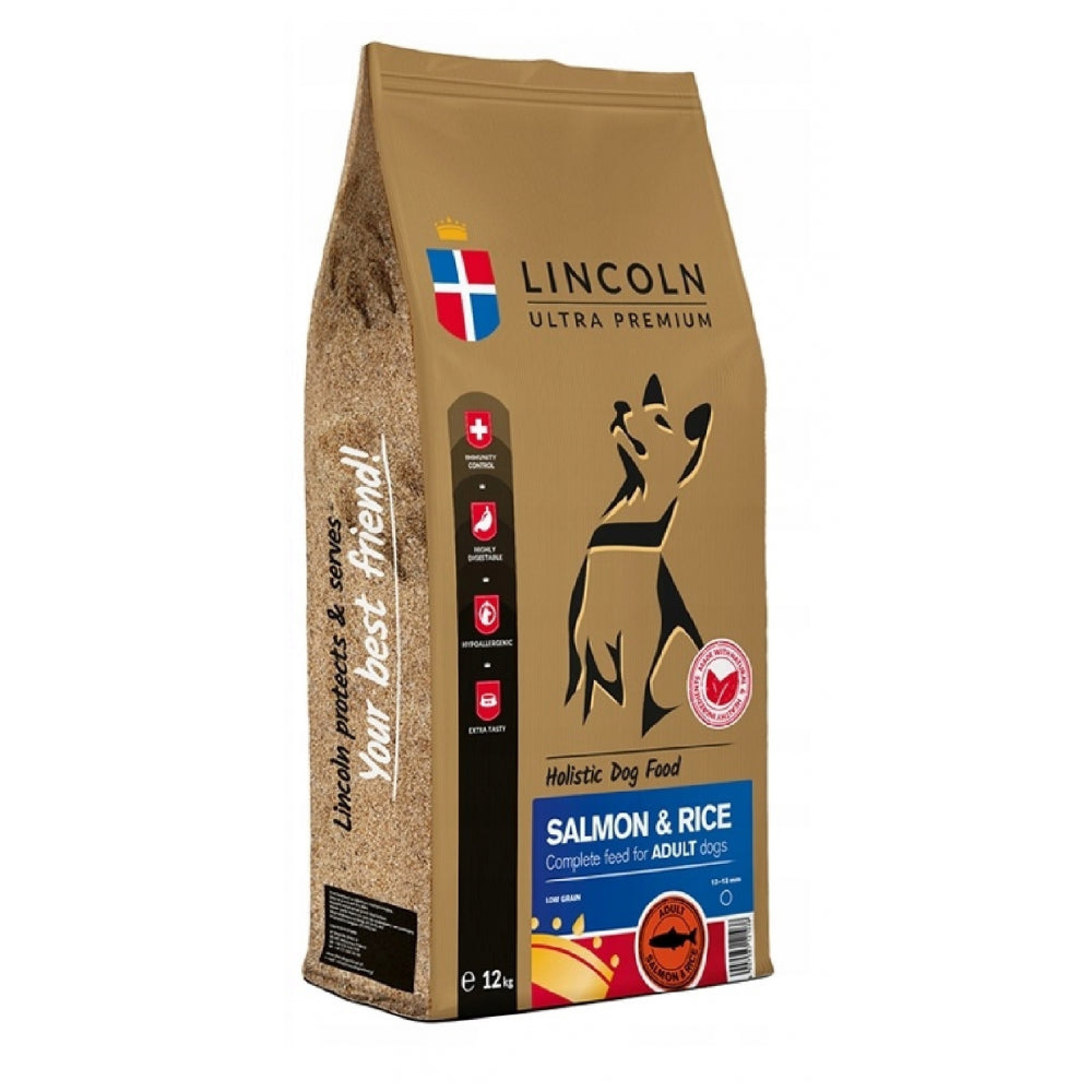 Lincoln Salmon & Rice Łosoś Ryż Adult 12 kg