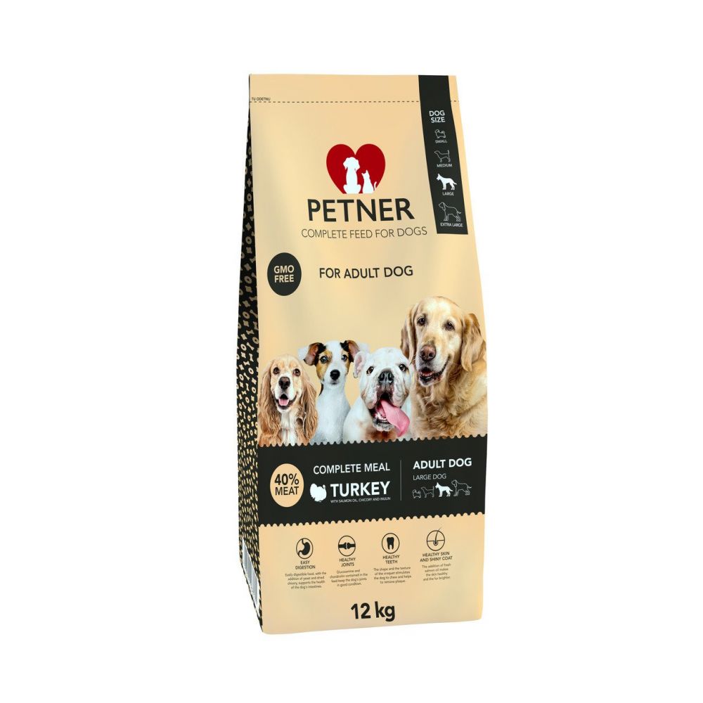 Petner Adult Large Breed Indyk L Karma Dla Dorosłych Psów Dużych Ras 12 kg