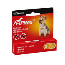 Fiprex Roztwór Do Nakrapiania Dla Psów S Do 10 kg 1 Pipeta 1 ml