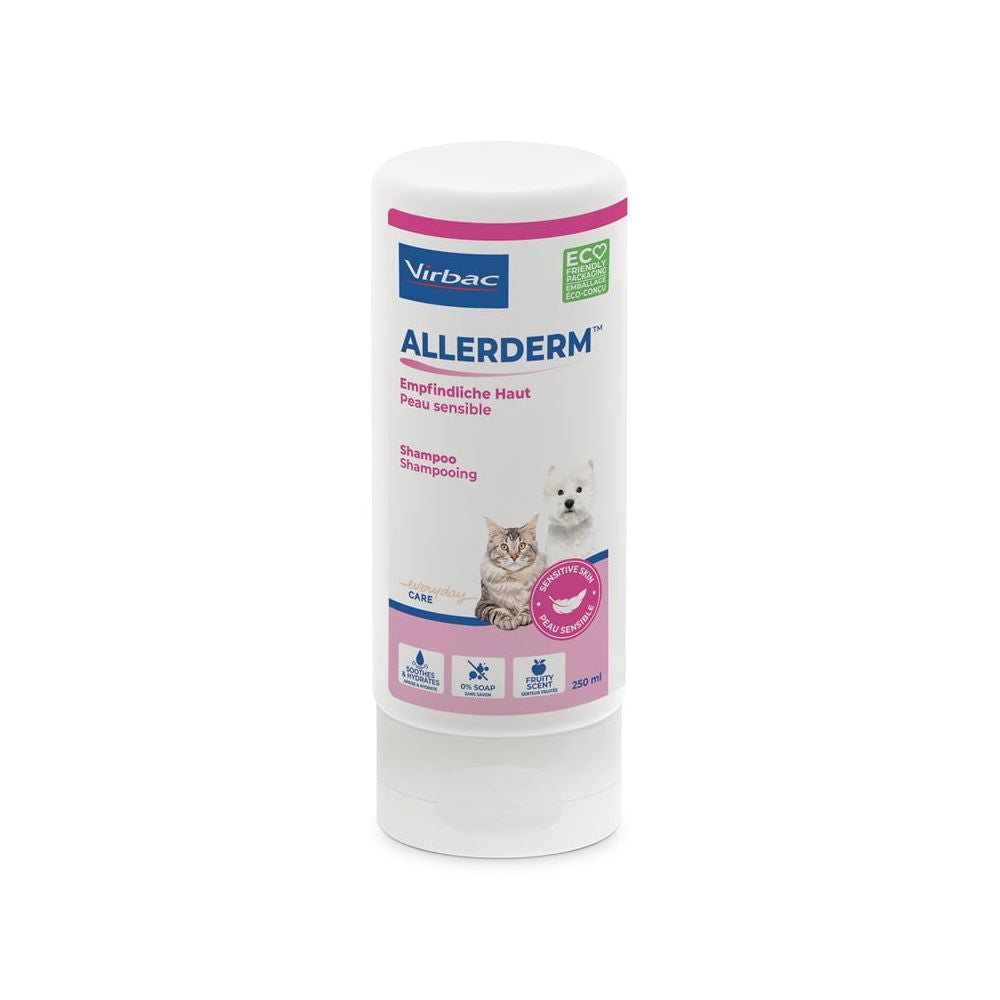 VIRBAC Allerderm szampon dla skóry wrażliwej psów i kotów 250 ml