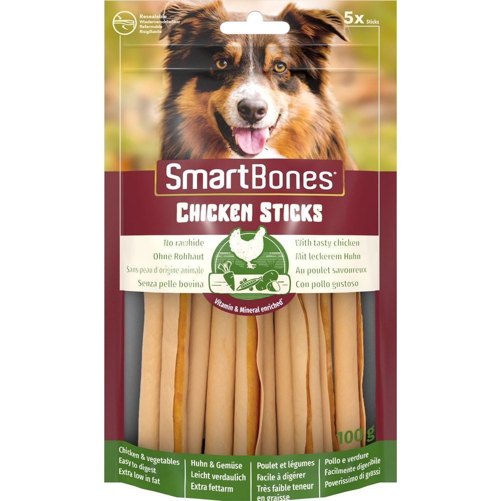 Smart Bones Chicken Sticks Pałeczki Do Żucia Dla Psów 5 sztuk