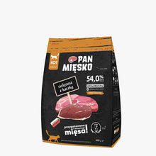 Pan Mięsko Sucha Karma Dla Kota Cielęcina Z Kaczką Rozmiar M 400 g