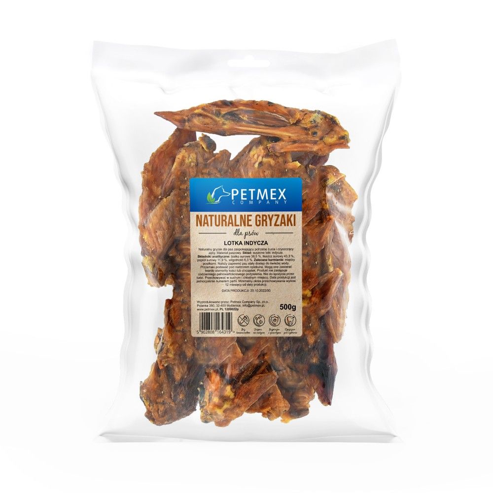 Petmex Lotka Indycza Gryzak Naturalny Dla Psa 500 g