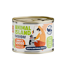 ANIMAL ISLAND Everyday Indyk z Gęsią 200g bezzbożowy mus dla kotów powyżej 3 miesiąca