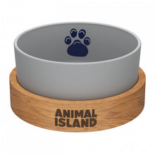 Animal Island Szklana Miska Dla Psa Rozmiar S 900 ml Szara