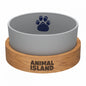Animal Island Szklana Miska Dla Psa Rozmiar S 900 ml Szara