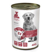 Dibaq The Pet+ Dog Tin Mokra Karma Dla Psa z Wołowiną 400 g
