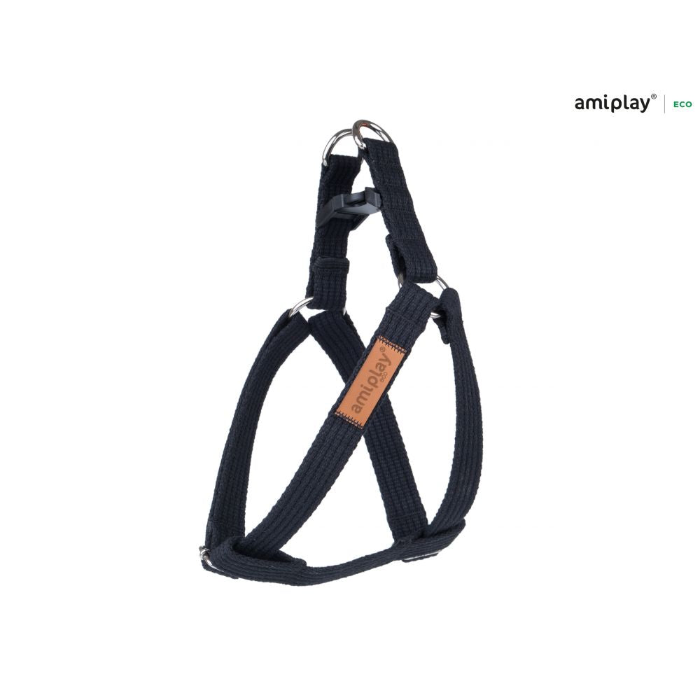 Amiplay Szelki Regulowane Cotton Czarne Rozmiar M