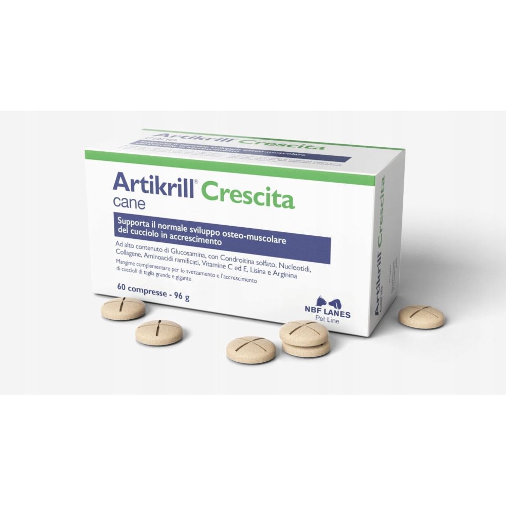 ILOVET Artikrill Crescita cane 60 tabletek